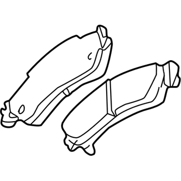 GM 19152030 Brake Pads, Front
