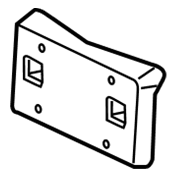 GM 22800966 License Bracket, Front