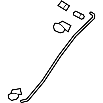 GM 84177599 Front Hose, Driver Side