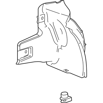 Chevy Spark EV Fender Splash Shield - 95025198