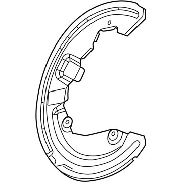 Cadillac ATS Brake Backing Plate - 20859492