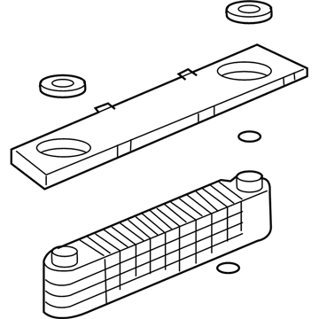 Cadillac Engine Oil Cooler - 93176626