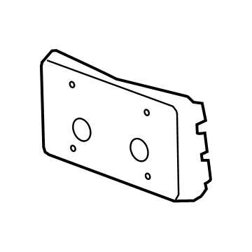 GM 84931994 License Bracket, Front