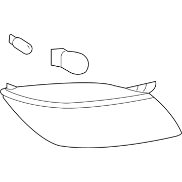 GM 25854810 Tail Lamp Assembly, Passenger Side
