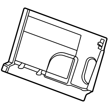 GM 84469504 Seat Back Panel, Rear Driver Side