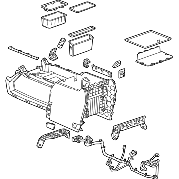 GMC Center Console - 23136517