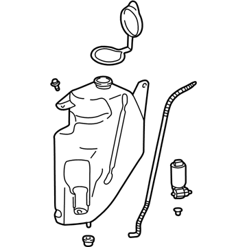 Chevy 19120334 Washer Reservoir