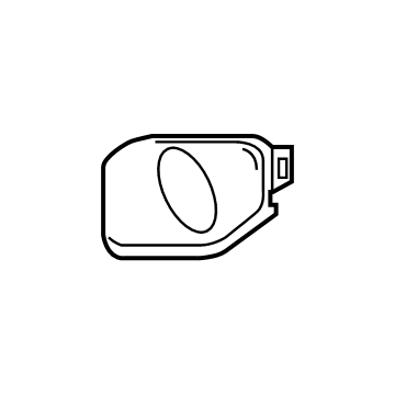GM 22891787 Trim Bezel, Black, Passenger Side