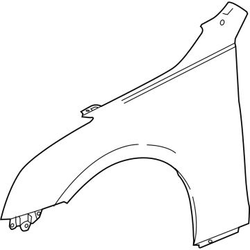 GM 84950638 Fender, Front Passenger Side