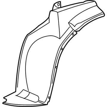 Chevy Traverse Fender Splash Shield - 20914933