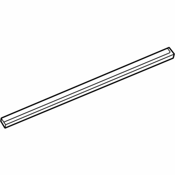 GM 84831871 Belt Molding, Black, Rear Passenger Side