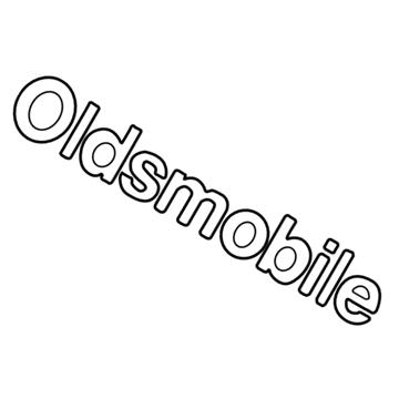 Oldsmobile Aurora Emblem - 25643315