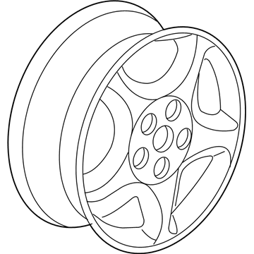 Saturn 88967351 Wheel, Alloy