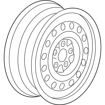 Saturn 9596018 Wheel, Steel