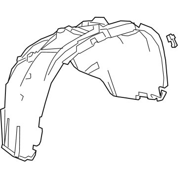 Chevy Silverado 1500 Fender Splash Shield - 85594209