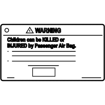 Chevy 21996989 Caution Label