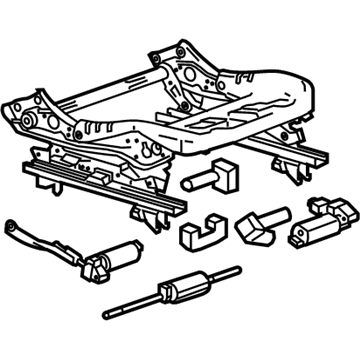 GM 13580925 Cushion Frame, Front