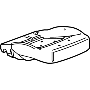 2015 Chevy Malibu Seat Cushion Pad - 23493959