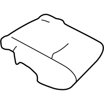 2001 Cadillac Seville Seat Cushion Pad - 16806429