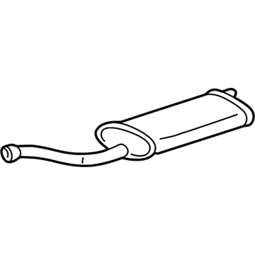 GMC C3500 Muffler - 15739181