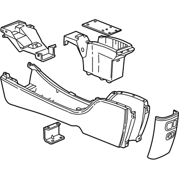 Buick Century Center Console - 10445057