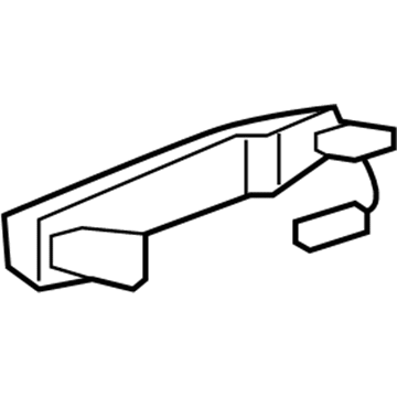 GM 20869088 Handle, Outside, Front Driver Side