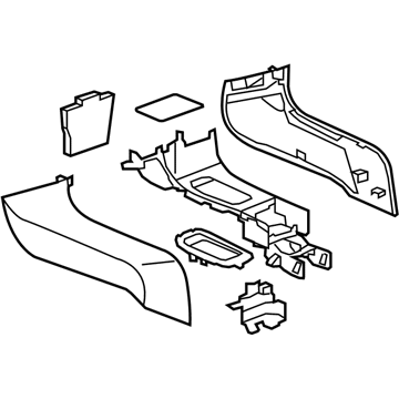 Buick Center Console - 25933407