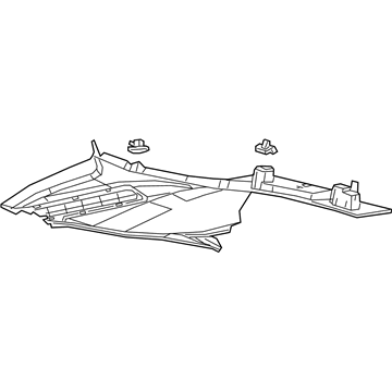 GM 39157826 Rear Trim, Gray, Passenger Side