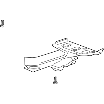 Chevy Underbody Splash Shield - 23258347