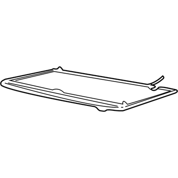 Cadillac 12481259 Sunshade