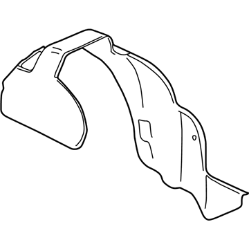 2006 Cadillac CTS Fender Splash Shield - 25765935