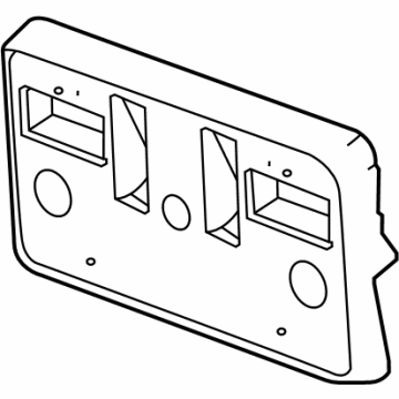 GMC 84877919 License Bracket