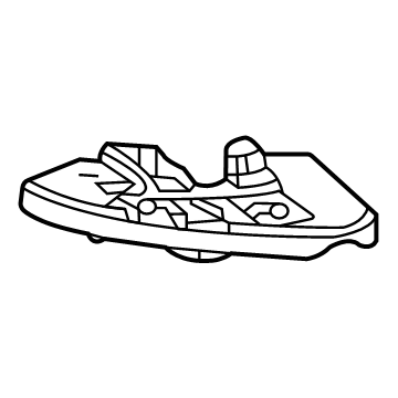 GM 84394695 Lamp Bracket, Rear Driver Side