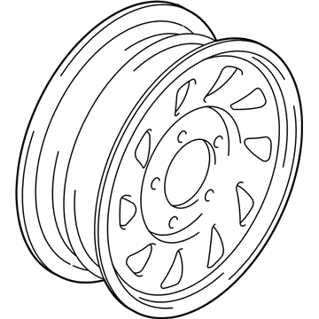 2000 Chevy Tracker Spare Wheel - 91175609