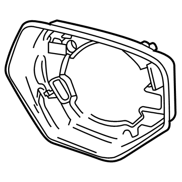 Chevy Corvette Mirror Cover - 84743817