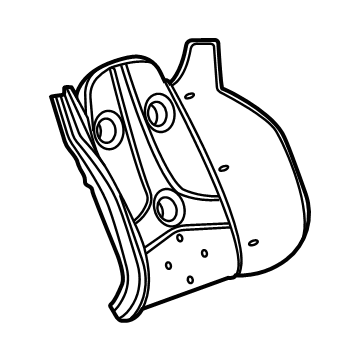 GM 84852490 Seat Back Pad, Front