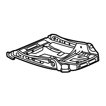 GM 84902445 Cushion Frame, Front Passenger Side