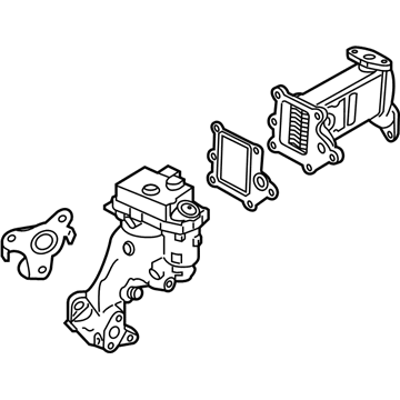Chevy EGR Cooler - 55508011