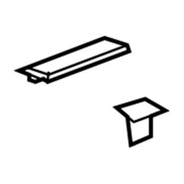 Chevy 25844292 Rear Sill Plate