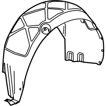 Buick Fender Splash Shield - 22862526