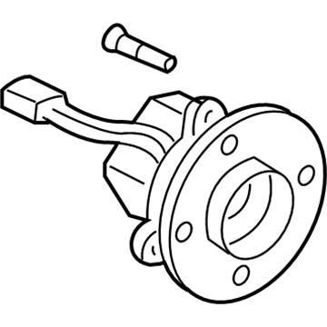 GM 22701520 Hub Assembly, Red Line, Front