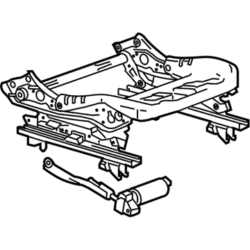 GM 13578612 Cushion Frame, Front