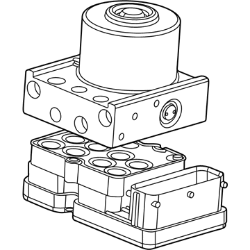 Buick Verano ABS Control Module - 13385428