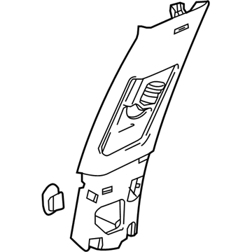 Buick 84690409 Upper Center Pillar Trim