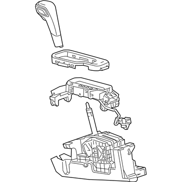 GMC Automatic Transmission Shift Levers - 23480142
