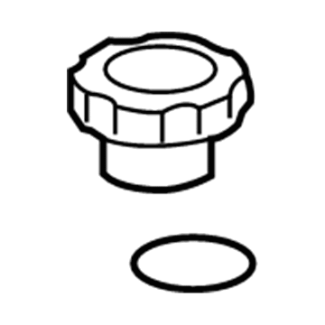 Chevy Corvette Oil Filler Cap - 12587599