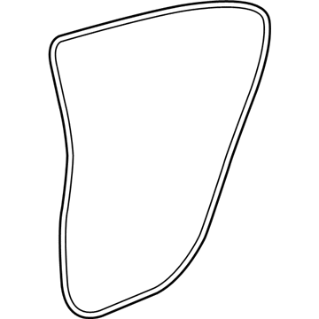 2010 Buick LaCrosse Door Seal - 23493721