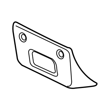 GM 84461482 License Bracket, Front