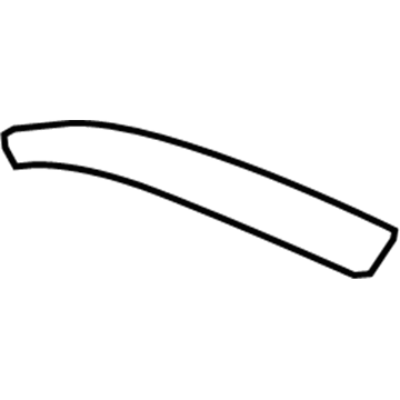 GM 96475291 Trim Molding, Black