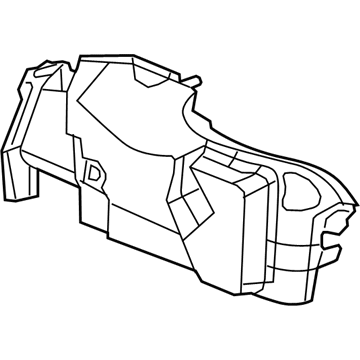 Chevy 23158152 Trunk Side Trim